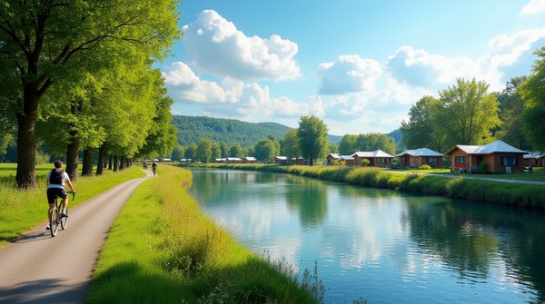 Via rhôna ardèche : pédaler le long du fleuve avec le camping le pommier